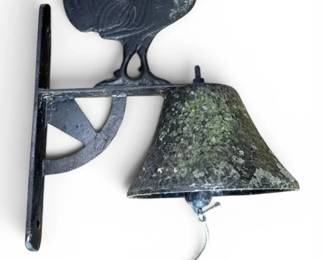 Cast Iron Rooster Dinner Bell