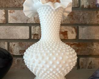 Hobnail vase