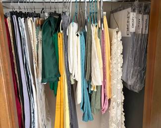 Tablecloths, table runners and curtains