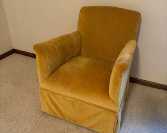Velvet chair