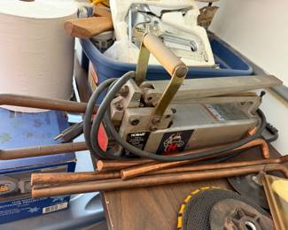 Copper welding machine and copper tubing