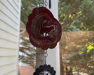 Outside wind decoration