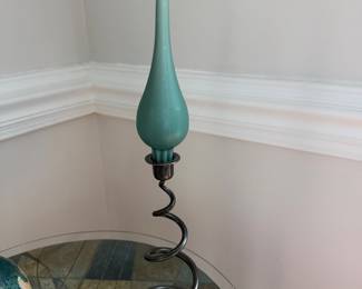 Candle and holder