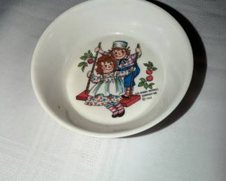 1969 raggedy Anne dishes