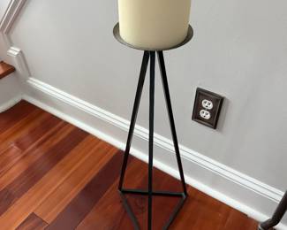 Candle and holder