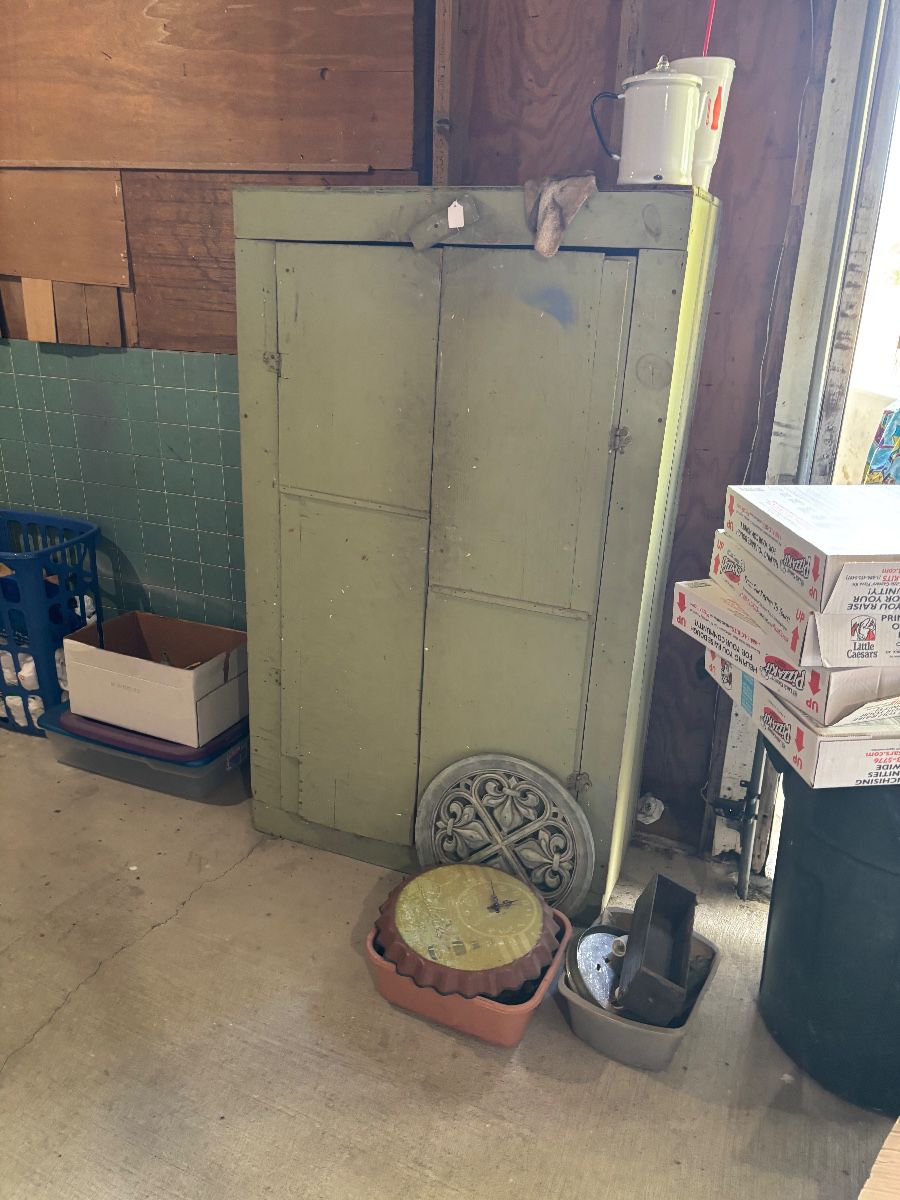 Old cabinet. Great color