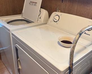 Amana washer and dryer