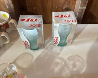 Coke collectors glasses