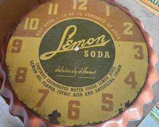 Vintage soda sign