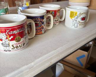 Vintage soup cups