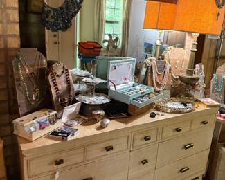MCM Dresser & Mirror is $250, jewelry is individually priced.