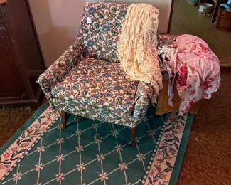 Floral Chair, Rug