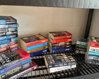 lots of books throughout home