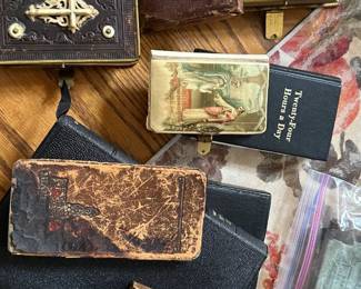 Old bibles and prayer books