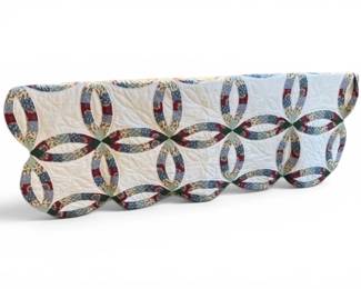 Double Wedding ring quilt