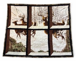Hand Quilted Deer Wall hanging