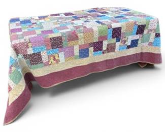 Handmade Patchword quilt