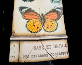 Hand painted memory tiles by Sid Dickens