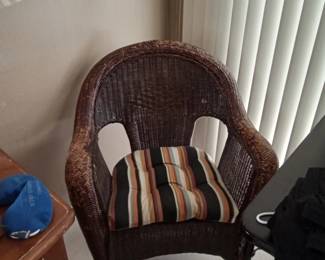 Wicker chair