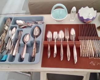 Silver plate flatware