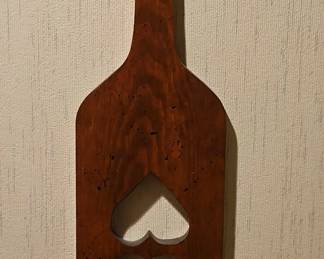 Wooden Heart Paddle