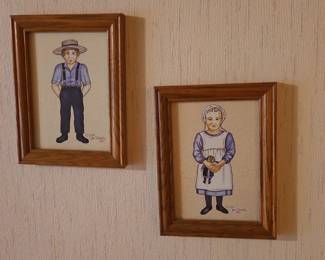 Amish Children Art Prints by Jan Scholtz