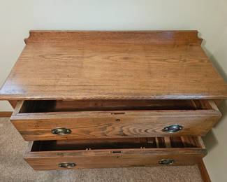 Antique Pine Chest of Drawers second image