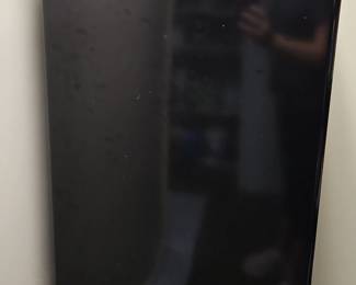 Compact black refrigerator