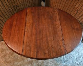 Drop Leaf Side Table with Drawer fourth image