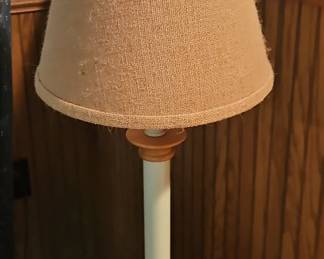 Burlap Shade Table Lamp