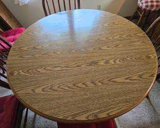 Oak Spindle Back Dining Set second image