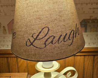 Live Laugh Love Table Lamp second image