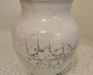 Horse Hair Raku Vase