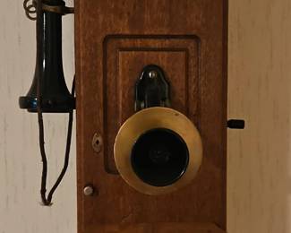 Oak Wall Telephone
