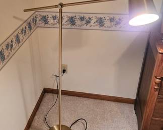 Gold Arc Floor Lamp second image