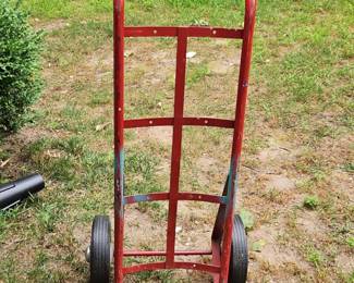 Red Steel Hand Truck