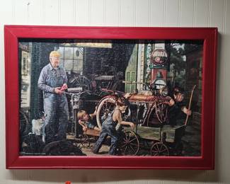 Bob Byerley Gas Station Jigsaw Puzzle