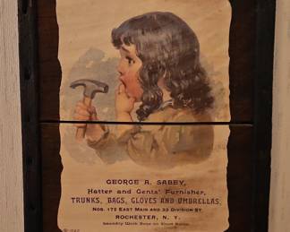 George A. Sabey Hatter Advertisement Print
