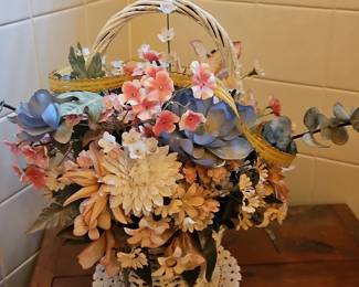 Woven Basket Floral Arrangement