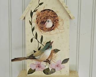 Handpainted Decorative Birdhouse