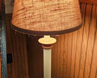 Burlap Shade Table Lamp second image