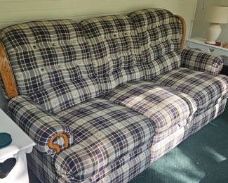 Plaid Sofa
