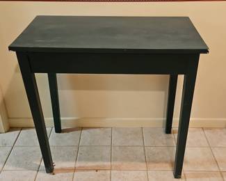 Painted primitive work table