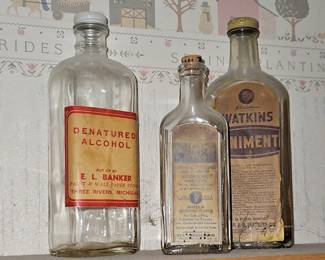 Vintage Apothecary Bottles Collection