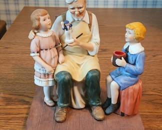 Norman Rockwell The Toymaker Figurine