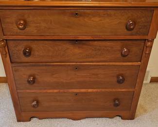 Antique Walnut Chest of Drawers