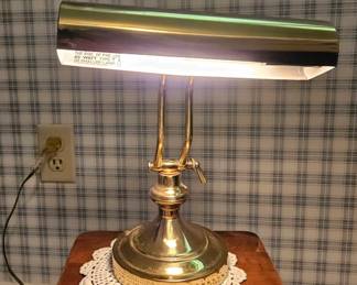 Brass Bankers Piano Lamp second image