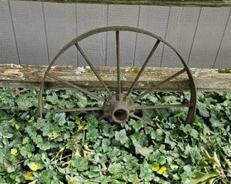 Antique Wagon Wheel B