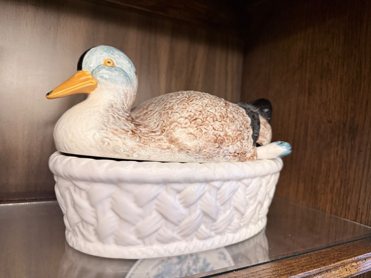 Limoge Duck Tureen