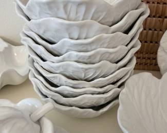 individual salad bowls Bordallo Pinheiro Cabbage